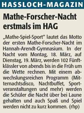 Rheinpfalz vom 16.03.13-Mathe-Forscher-Nacht erstmals am HAG