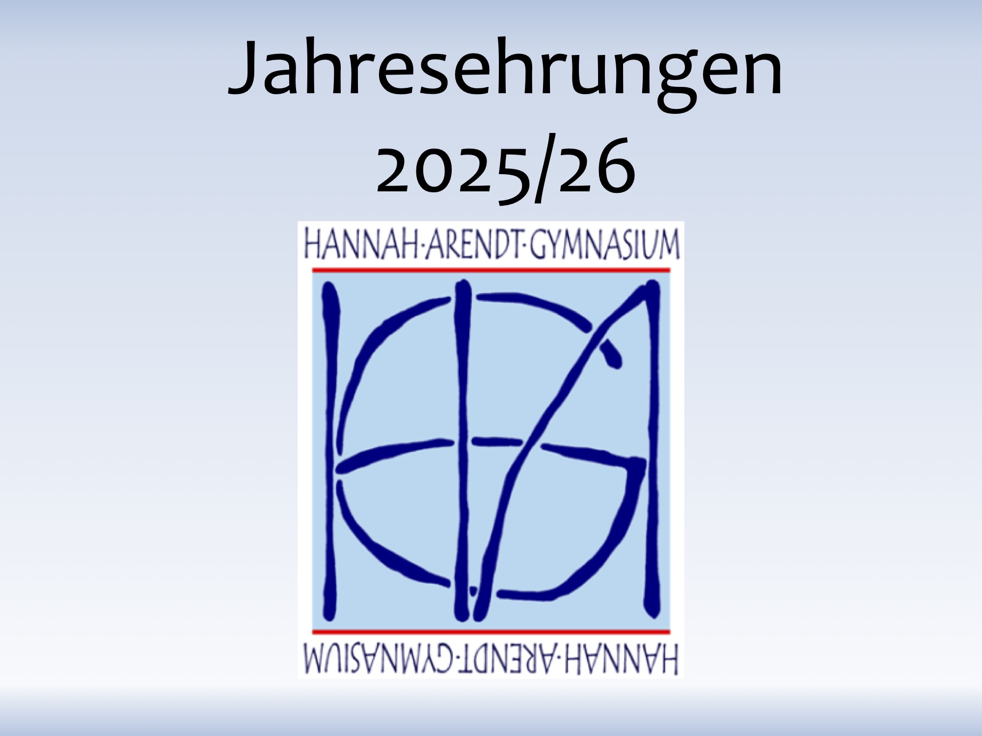 Jahresehrungen