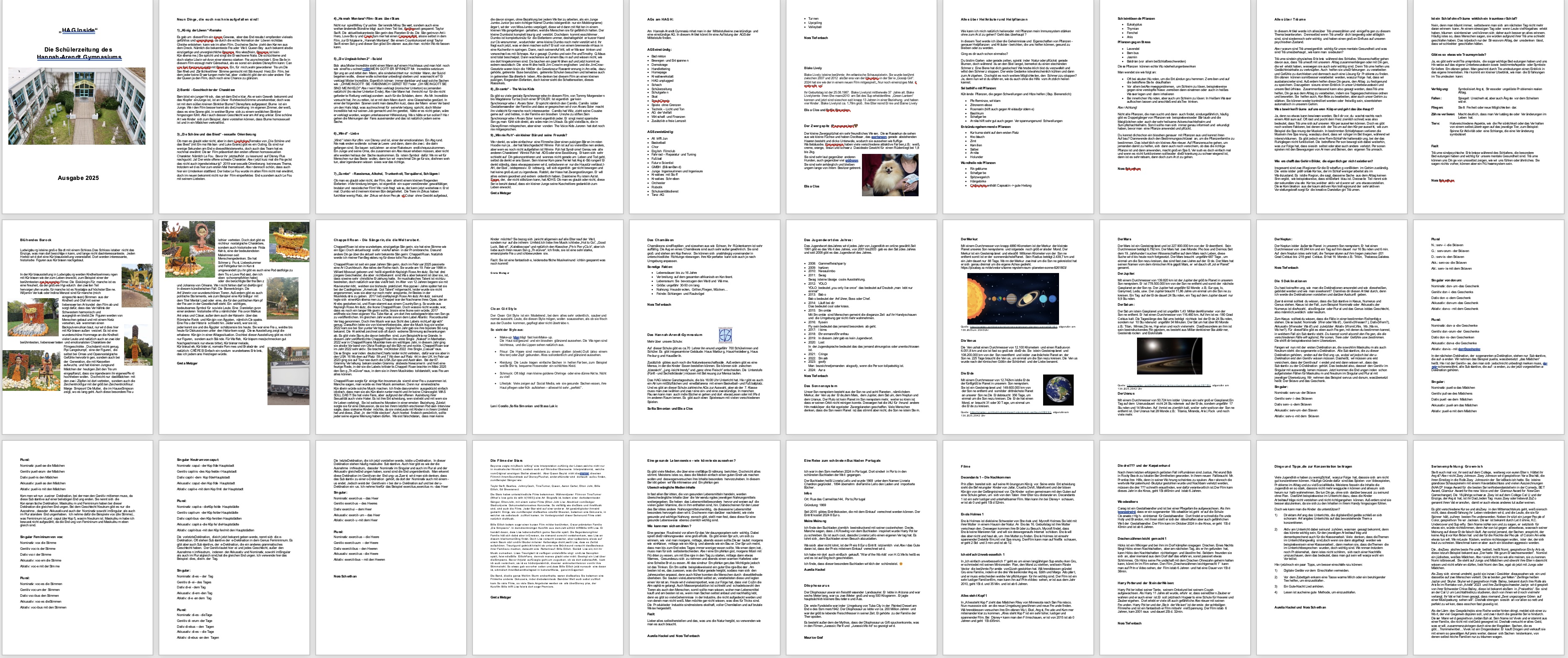 Schülerzeitung 2025