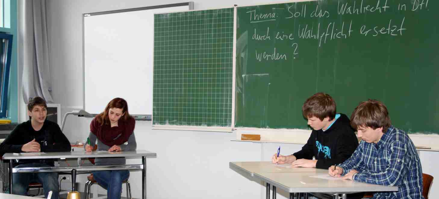 Jugend debattiert-Schulentscheid der Mittelstufe im Schuljahr 2011/2012 - 12