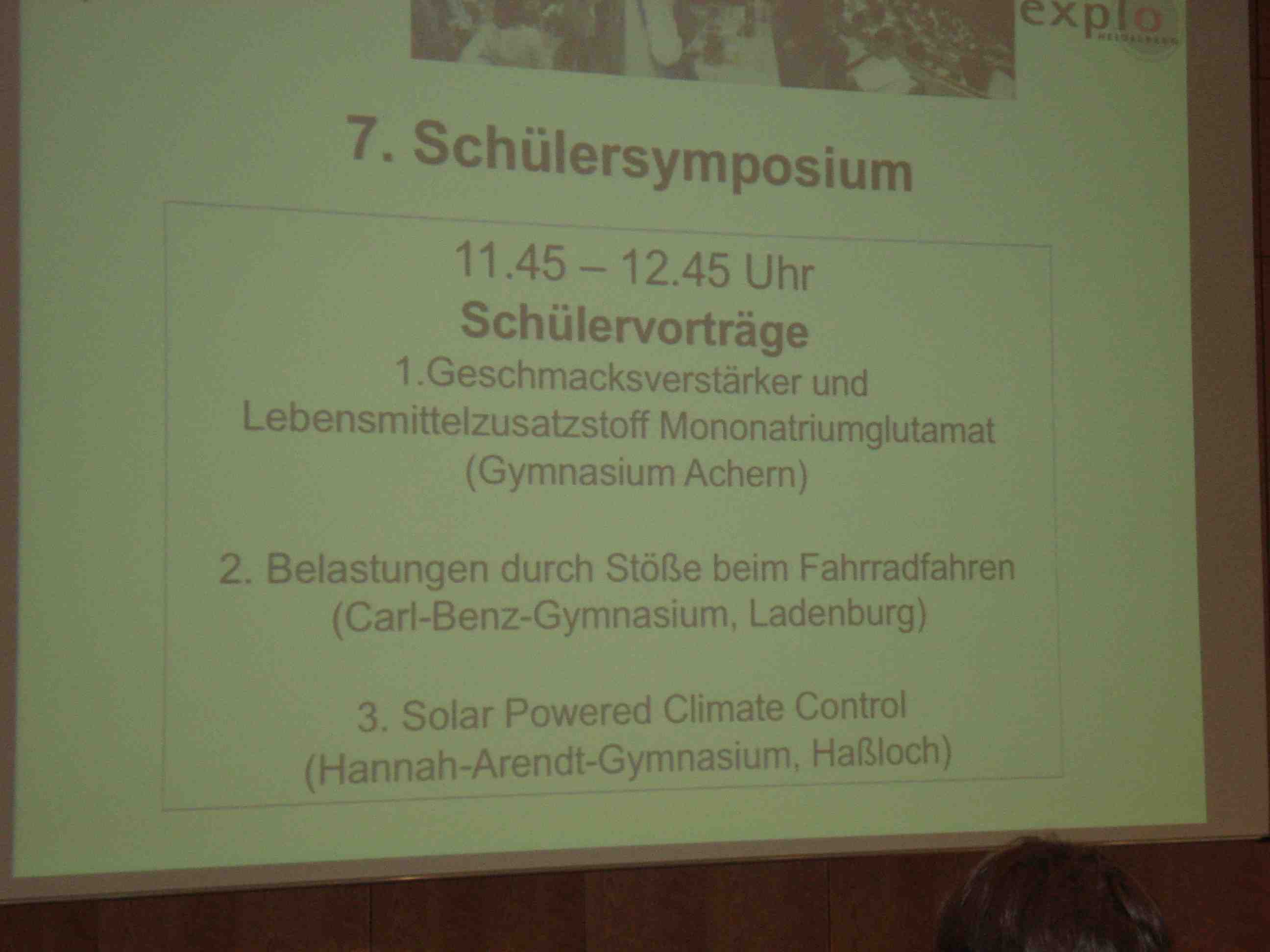Schülersymposium 2011 10