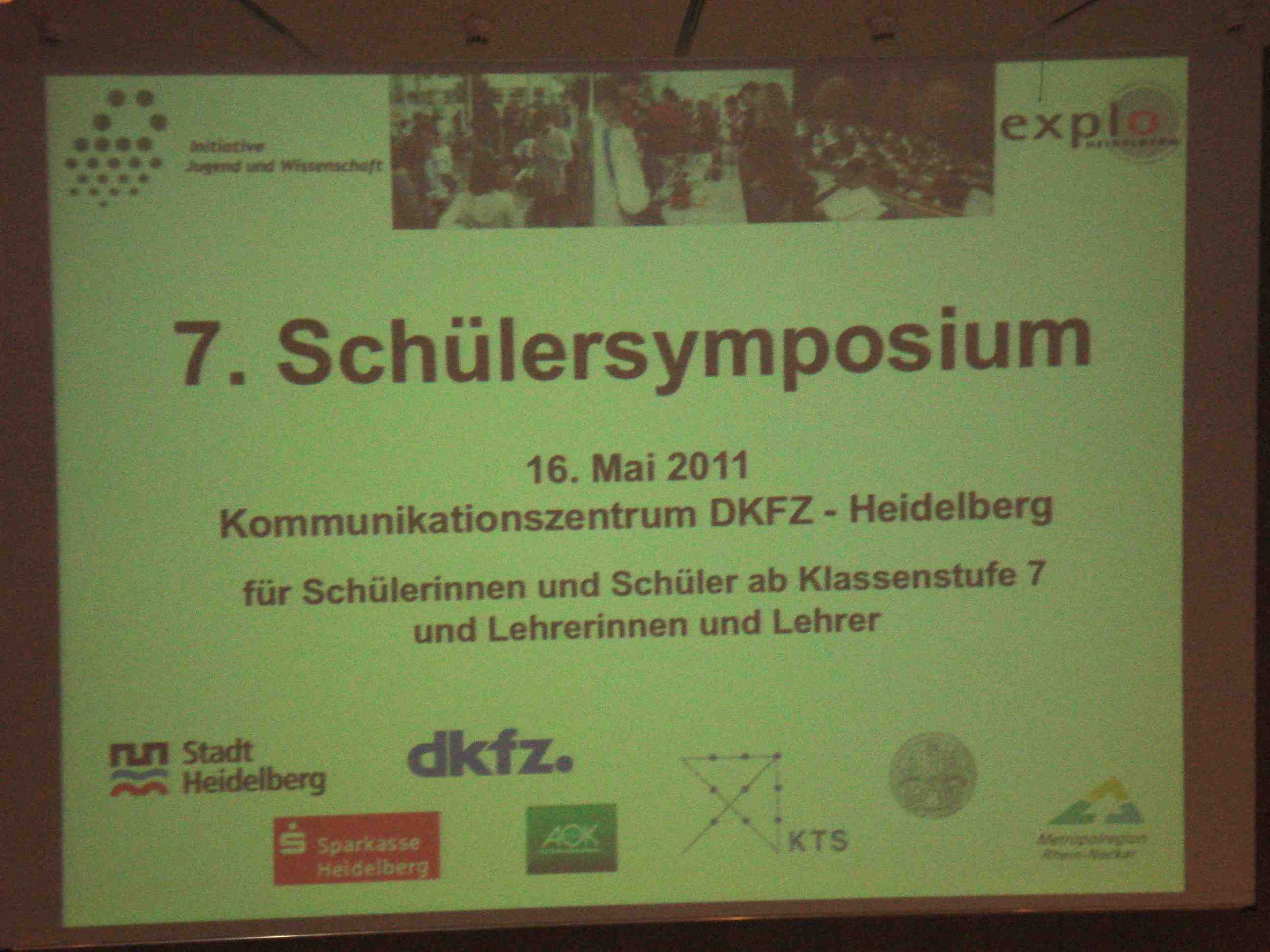 Schülersymposium 2011 19