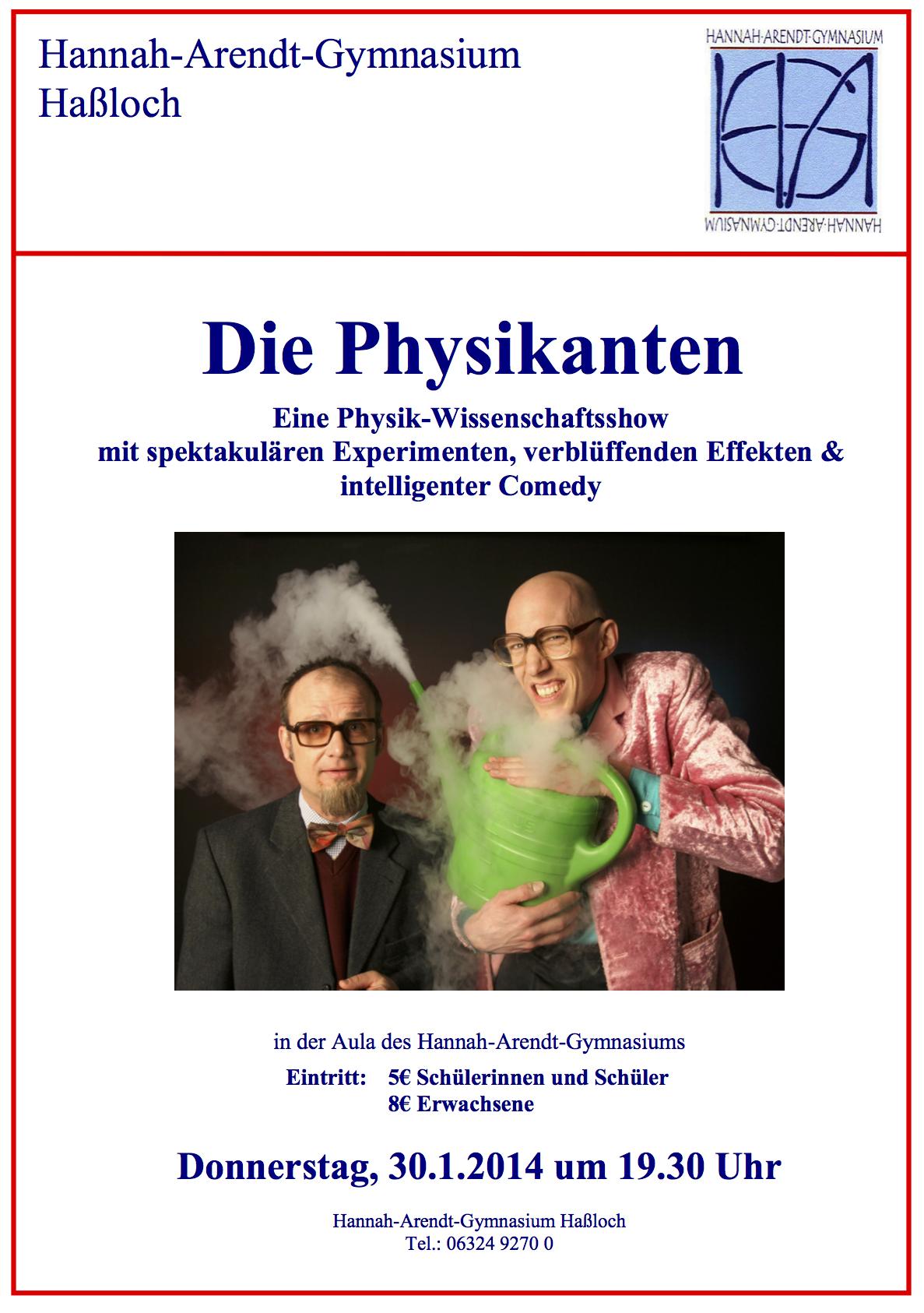 Plakat Physikanten 2014