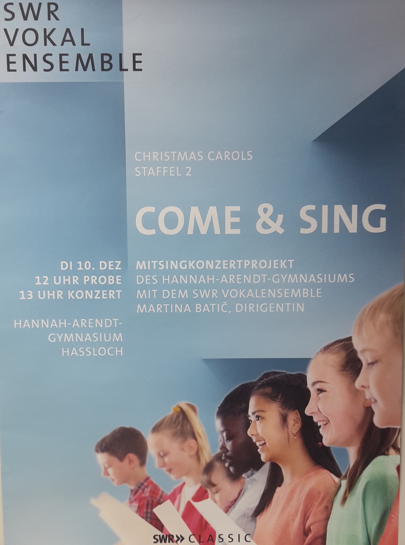 Plakat come and sing