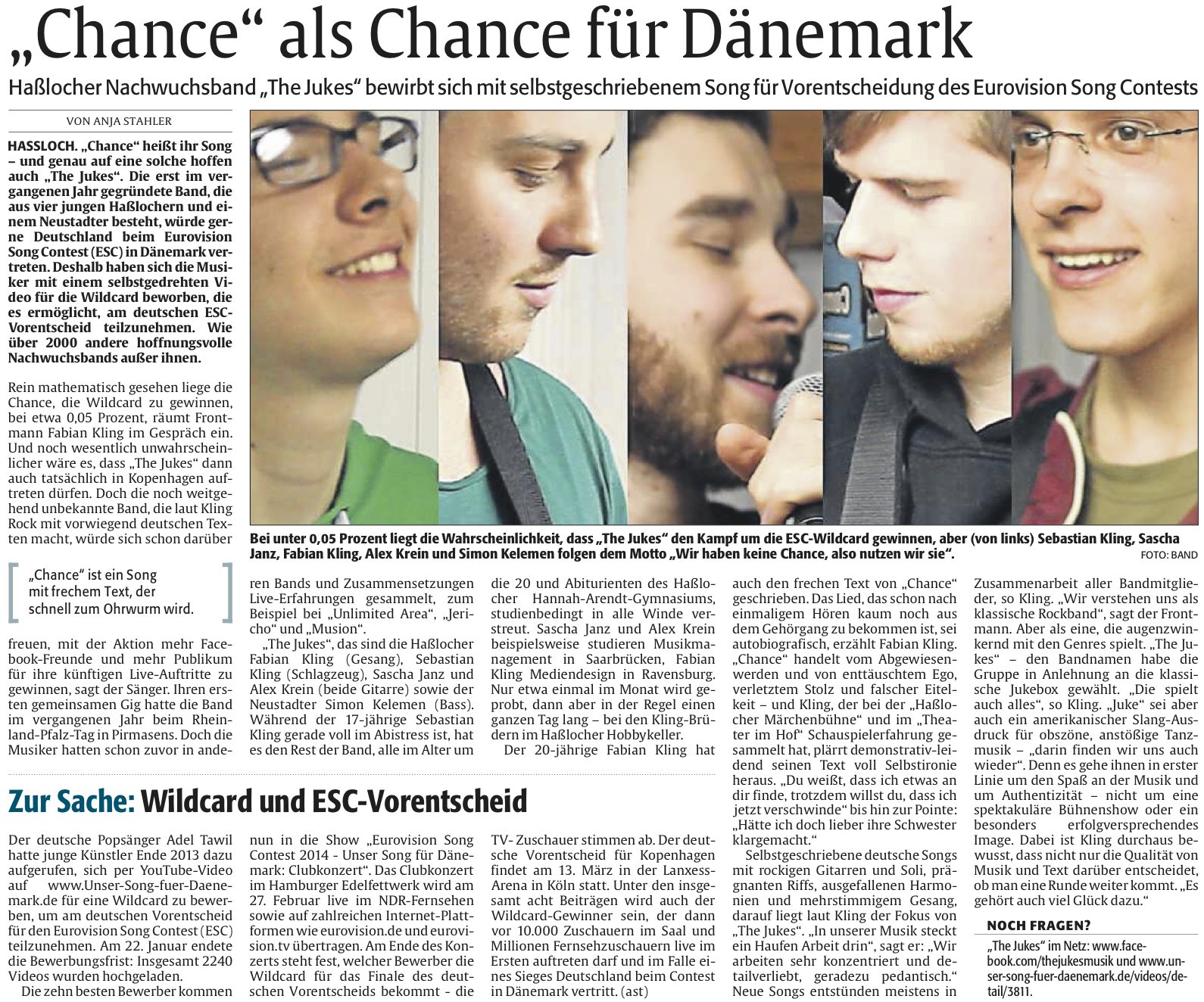 "Chance" ala Chance für Dänemark